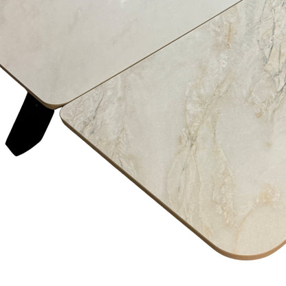 Romanby Stone Extending Dining Table  Furniture > Tables > Dining Tables BlissVeranda