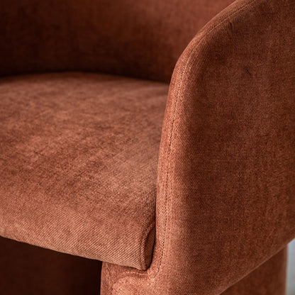 Gallery Holm Rust Fabric Dining Chair