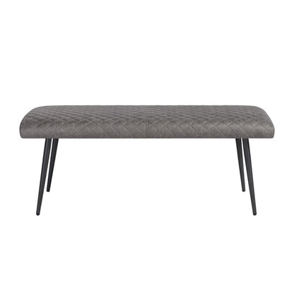 Indus Valley Henley Grey Corner Bench Set, Left Hand Facing