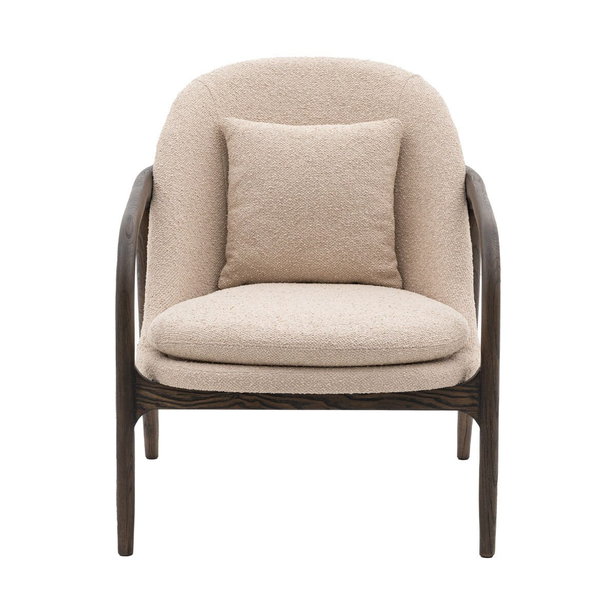 Gallery Alegra Taupe Fabric Armchair
