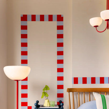 Jam red 3 light dome ceiling light - BlissVeranda