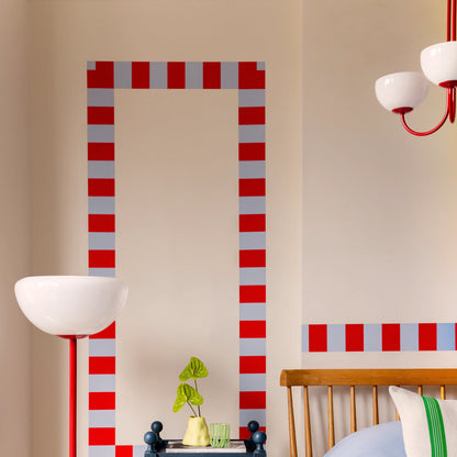 Jam red 3 light dome ceiling light - BlissVeranda