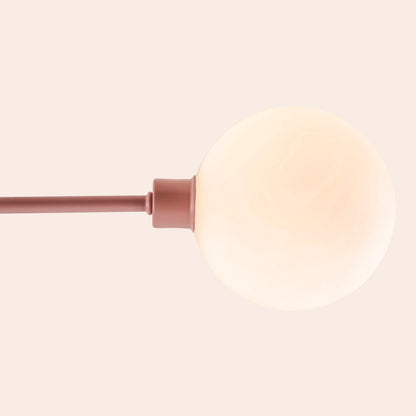 Blossom pink 3 light flush ceiling light - BlissVeranda