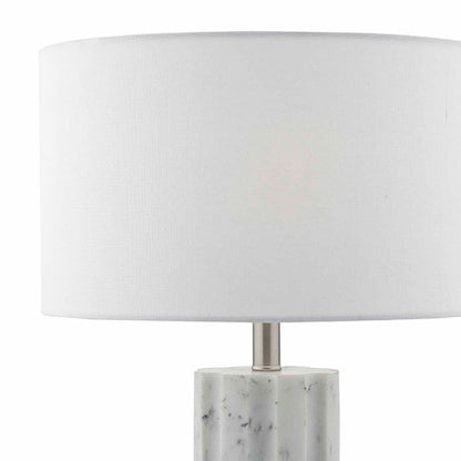 Erebus Marble Effect Table Lamp