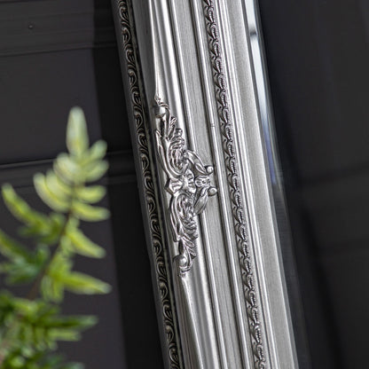 Gallery Hampshire Silver Leaner Mirror, 84 X 170Cm