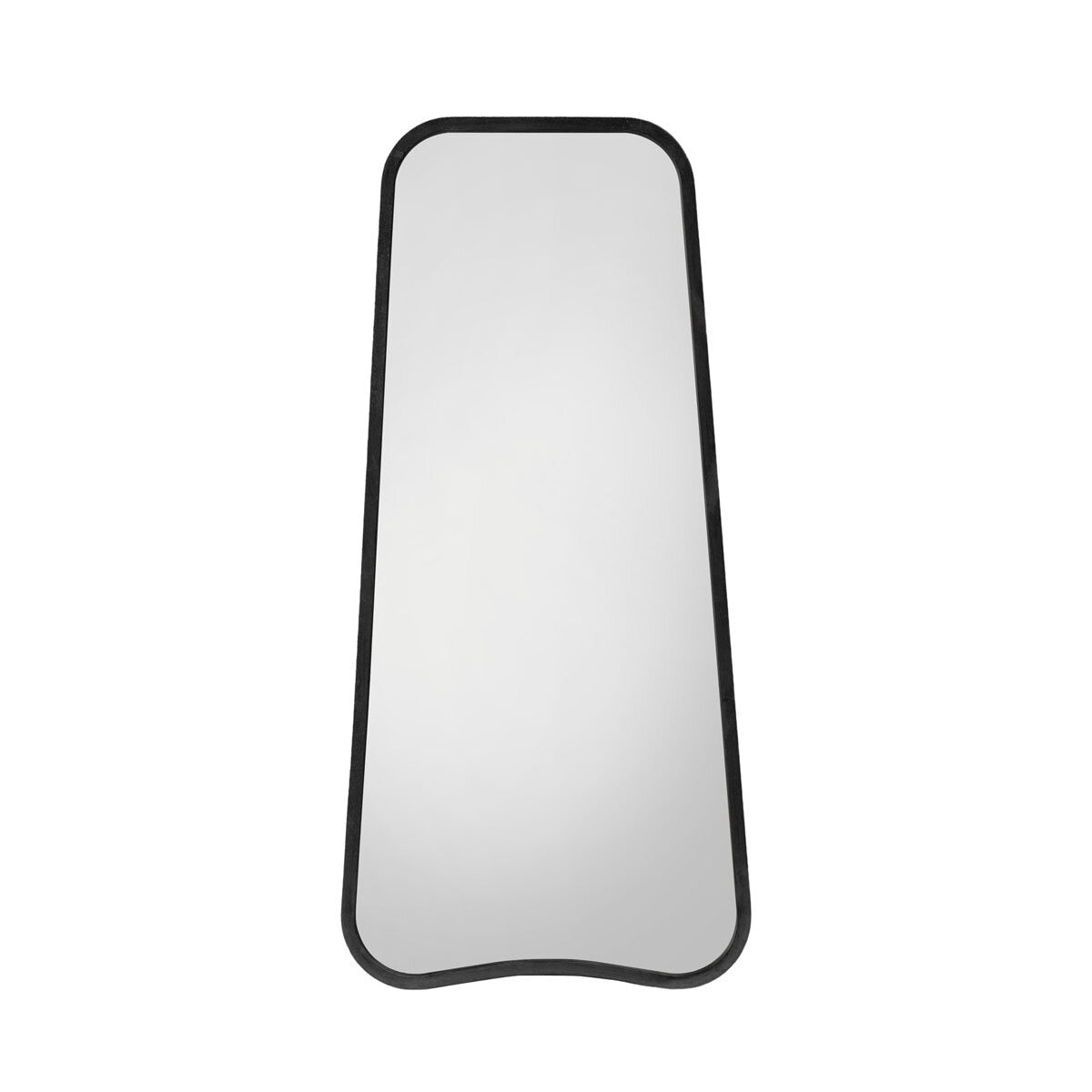 Gallery Kurva Black Leaner Mirror, 56.5 X 123Cm