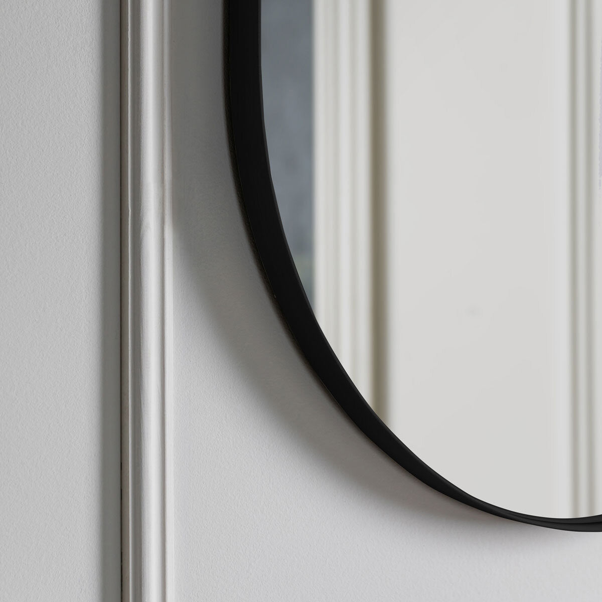 Gallery Hurston Elipse Black Mirror, 60 X 90Cm