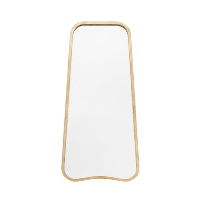 Gallery Kurva Gold Leaner Mirror, 56.5 X 123Cm
