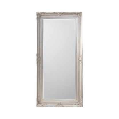 Gallery Hampshire Silver Leaner Mirror, 84 X 170Cm