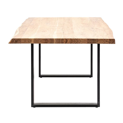 Chisbury Acacia Live Edge Dining Table - Stylish Seating for 4-6 Guests