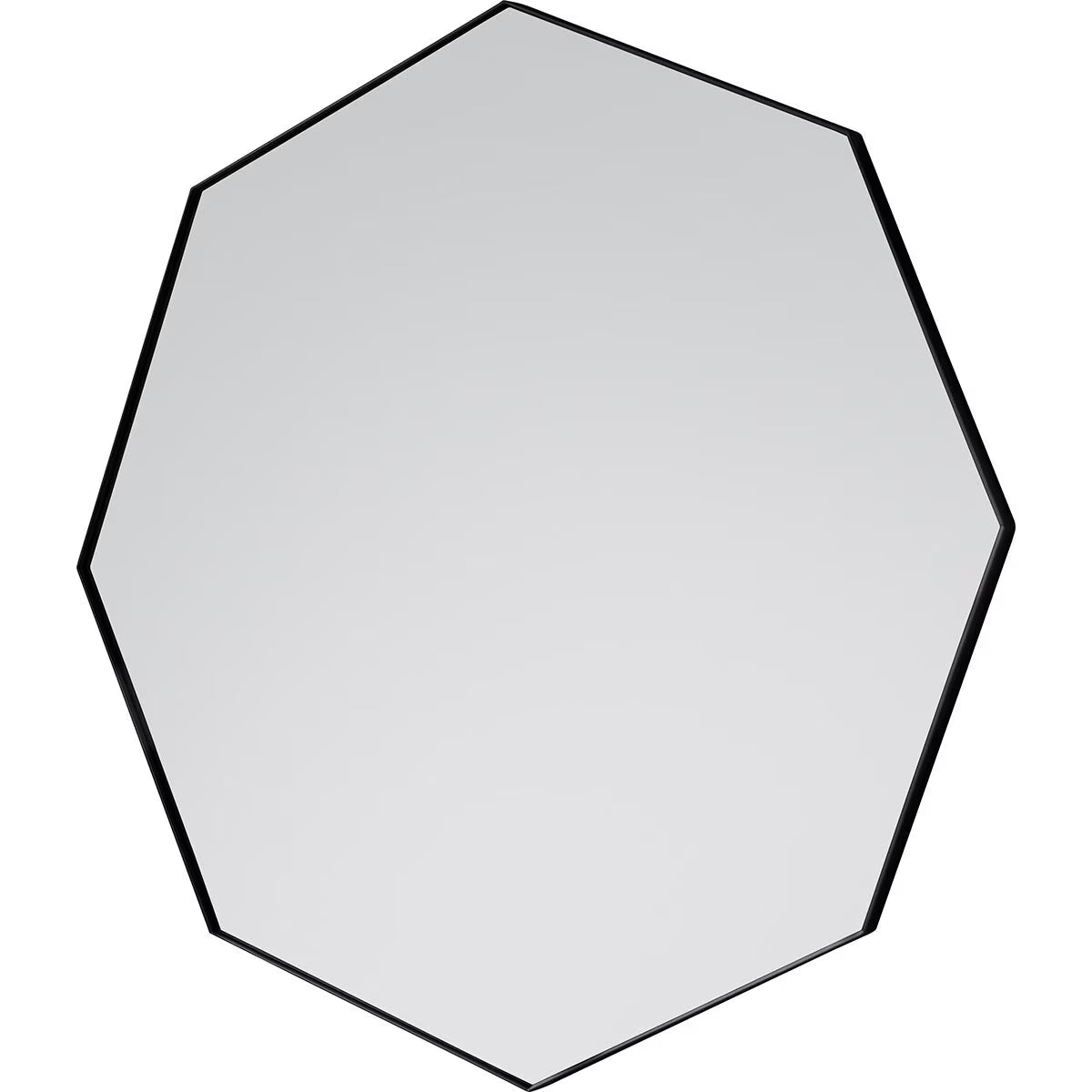 Gallery Bowie Black Octagon Mirror, 80Cm