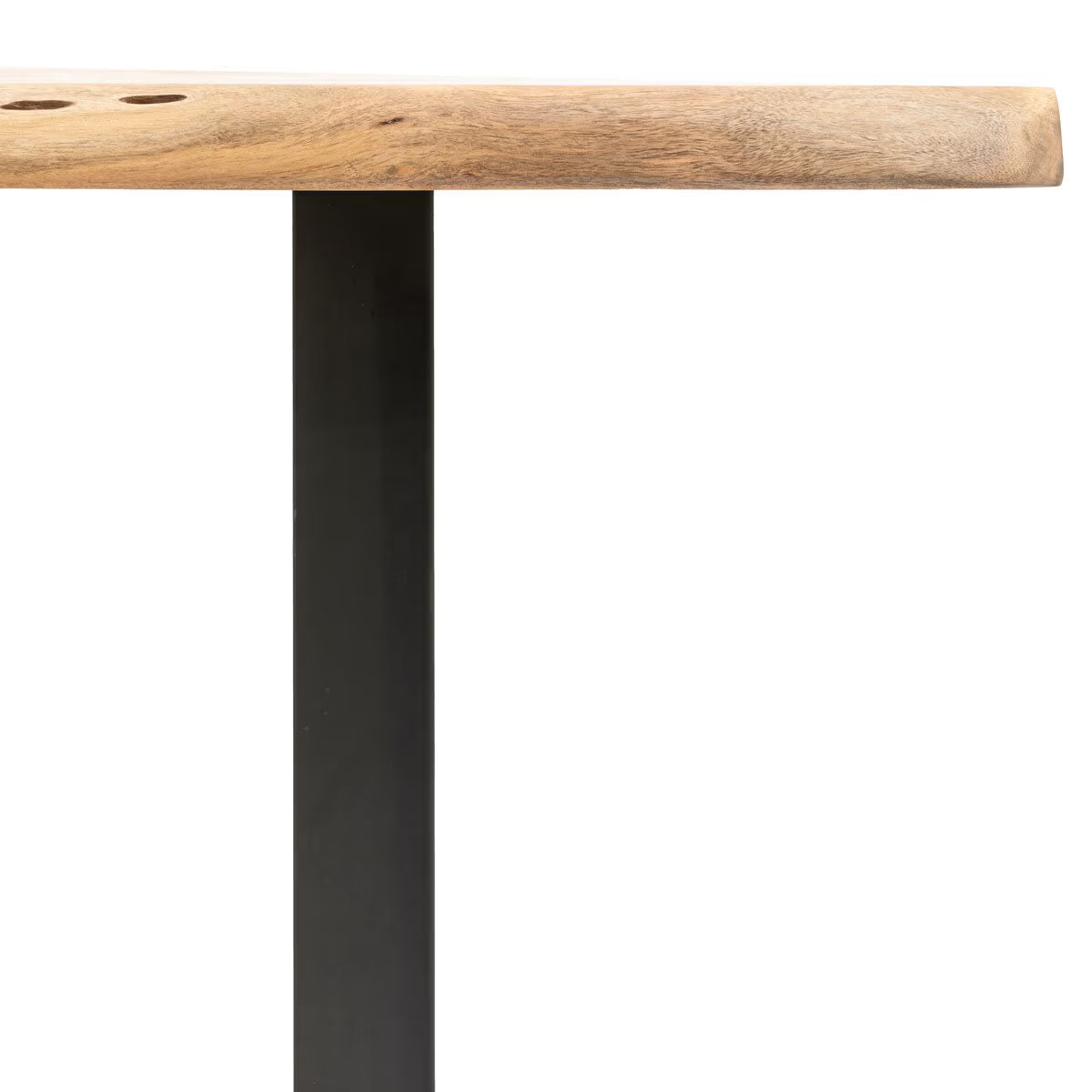 Chisbury Acacia Live Edge Dining Table - Stylish Seating for 4-6 Guests