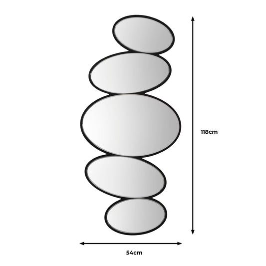 Gallery Anderson Pebble Mirror, 54 X 118Cm