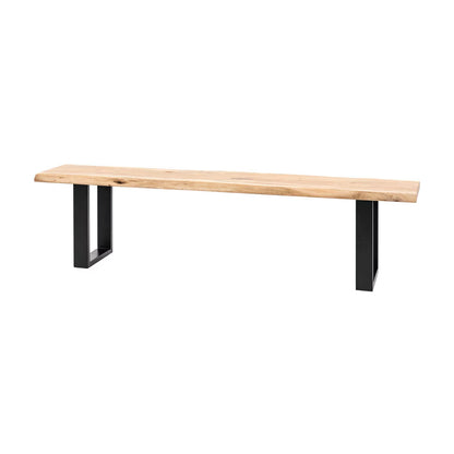 Chisbury Acacia Live Edge Dining Bench – Rustic Elegance for Your Dining Space