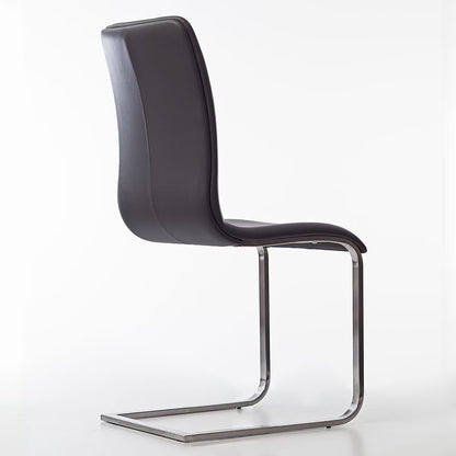 Peressini Rio Grey Faux Leather Dining Chair, 2 Pack