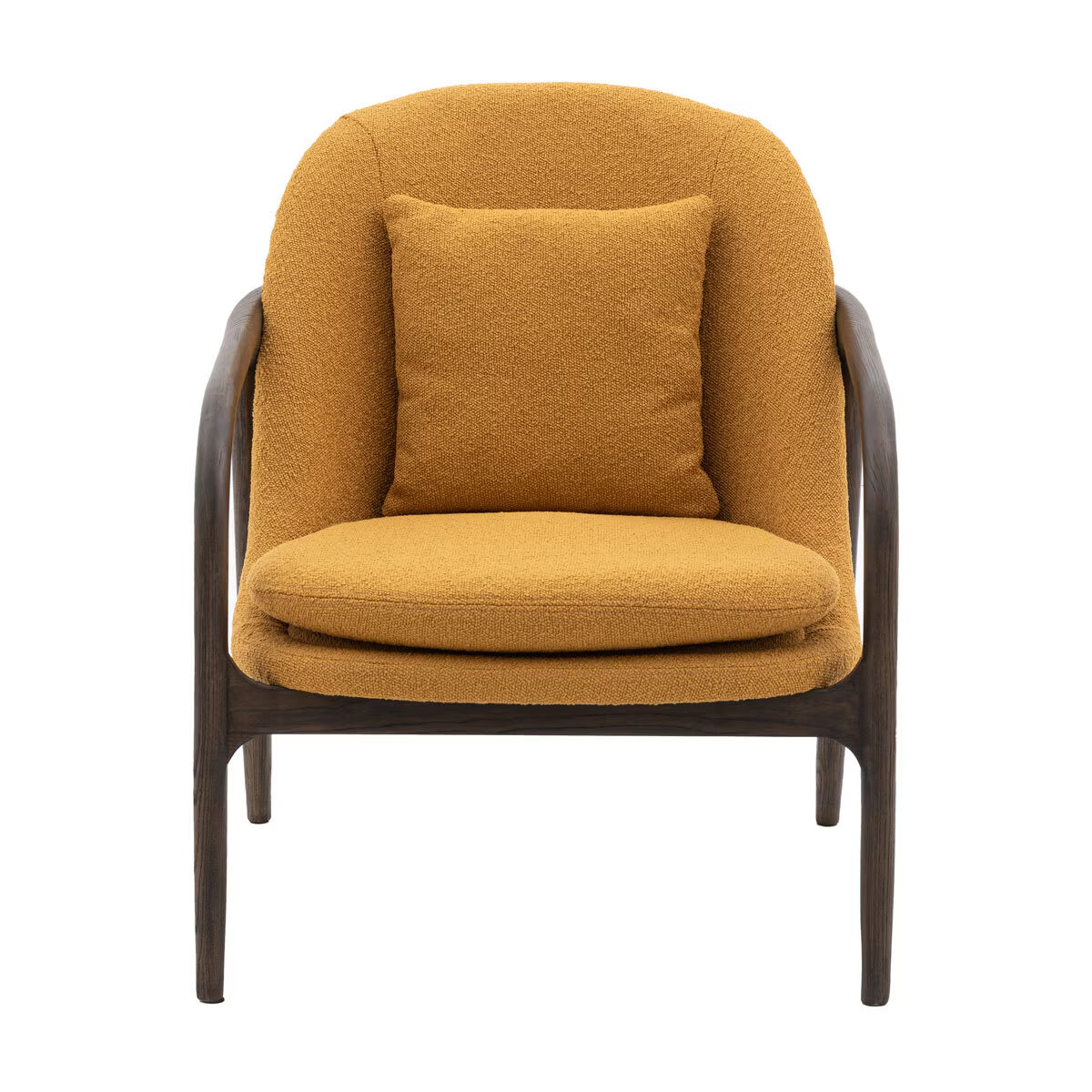 Gallery Alegra Ochre Fabric Armchair