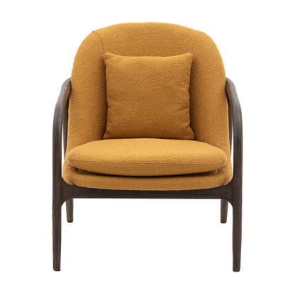 Gallery Alegra Ochre Fabric Armchair