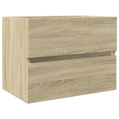 2 Piece Bathroom Furniture Set Ceramic and Engineered Wood