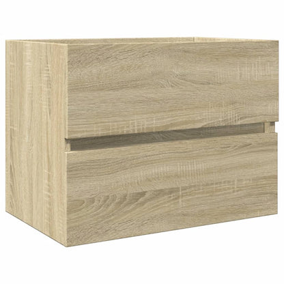 2 Piece Bathroom Furniture Set Ceramic and Engineered Wood