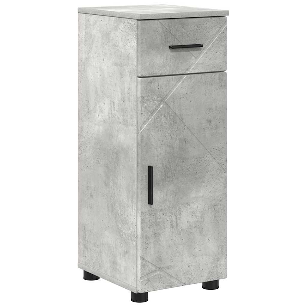 Bathroom Furniture Set 5 pcs Concrete grey 61 x 35 x 64 cm