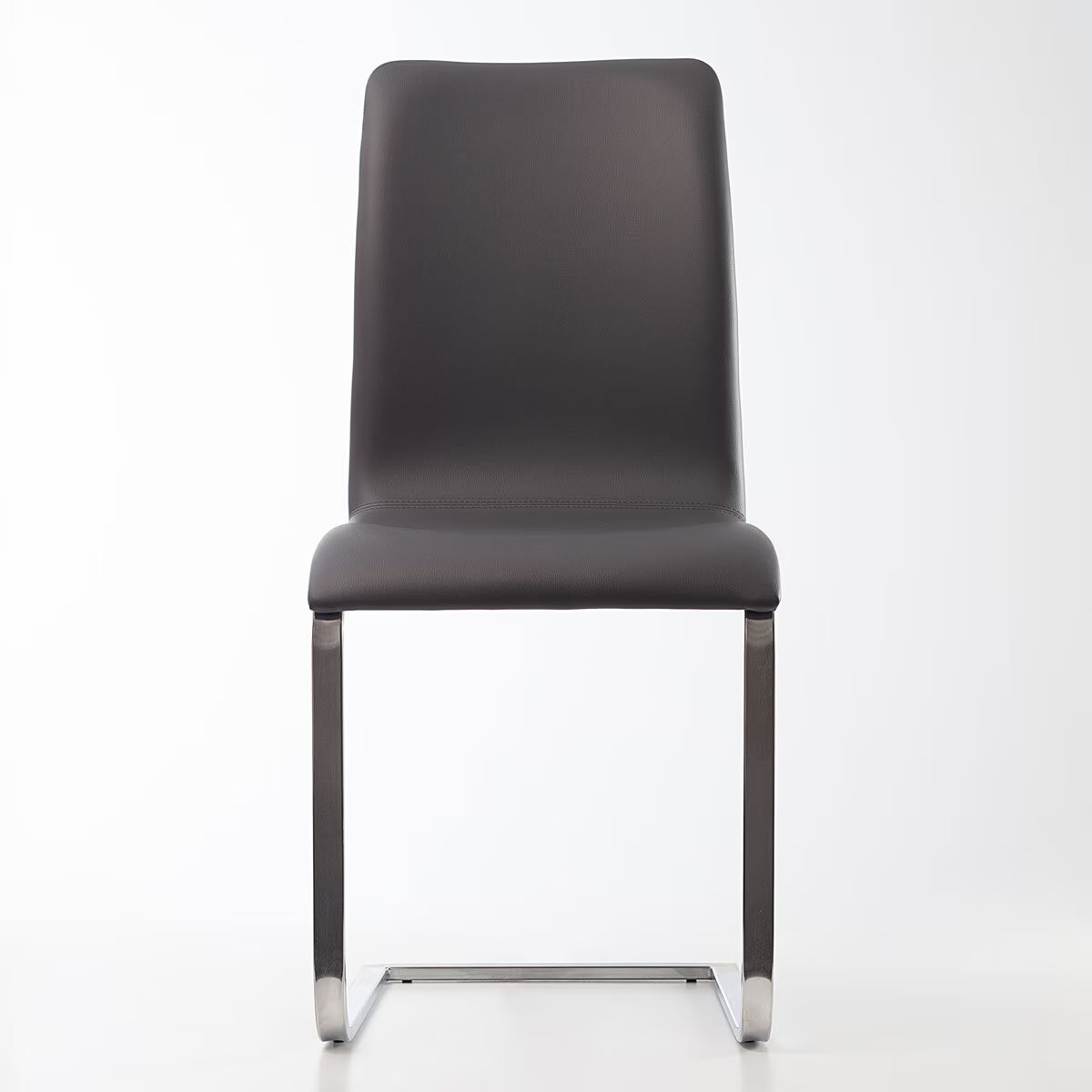 Peressini Rio Grey Faux Leather Dining Chair, 2 Pack