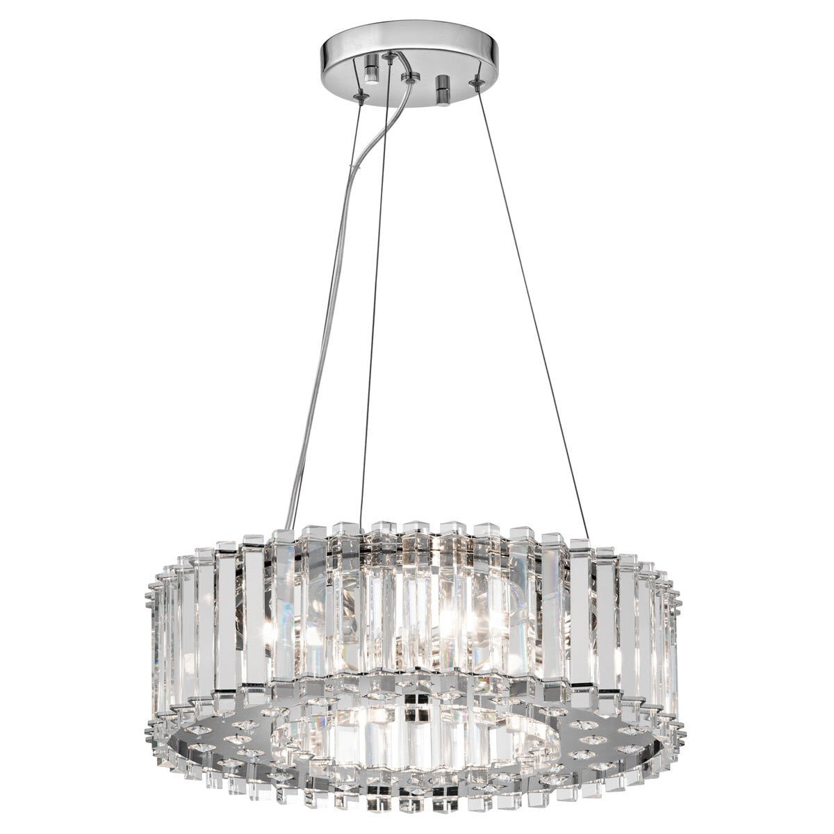 Kichler Crystal Skye 6 Light Chandelier 43Cm