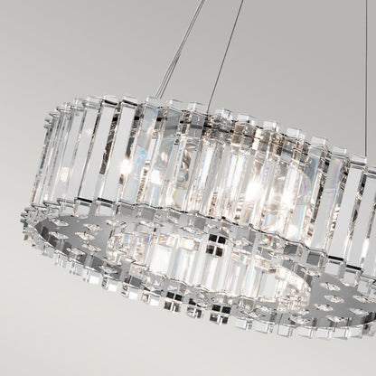 Kichler Crystal Skye 6 Light Chandelier 43Cm