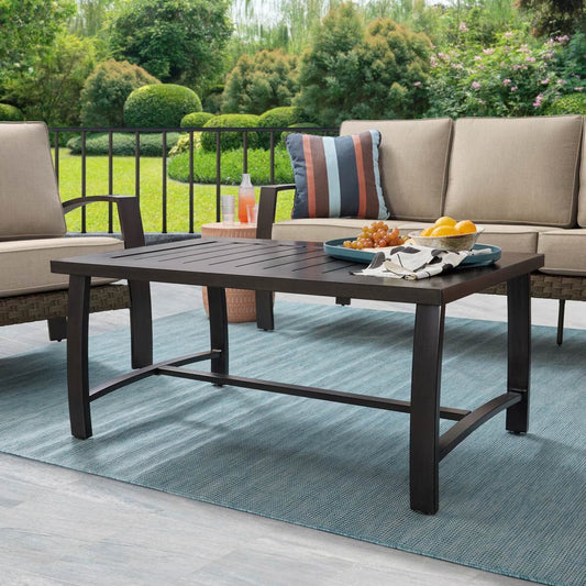 Luxury Agio Harper 4 Piece Woven Deep Seating Patio Set + Cover