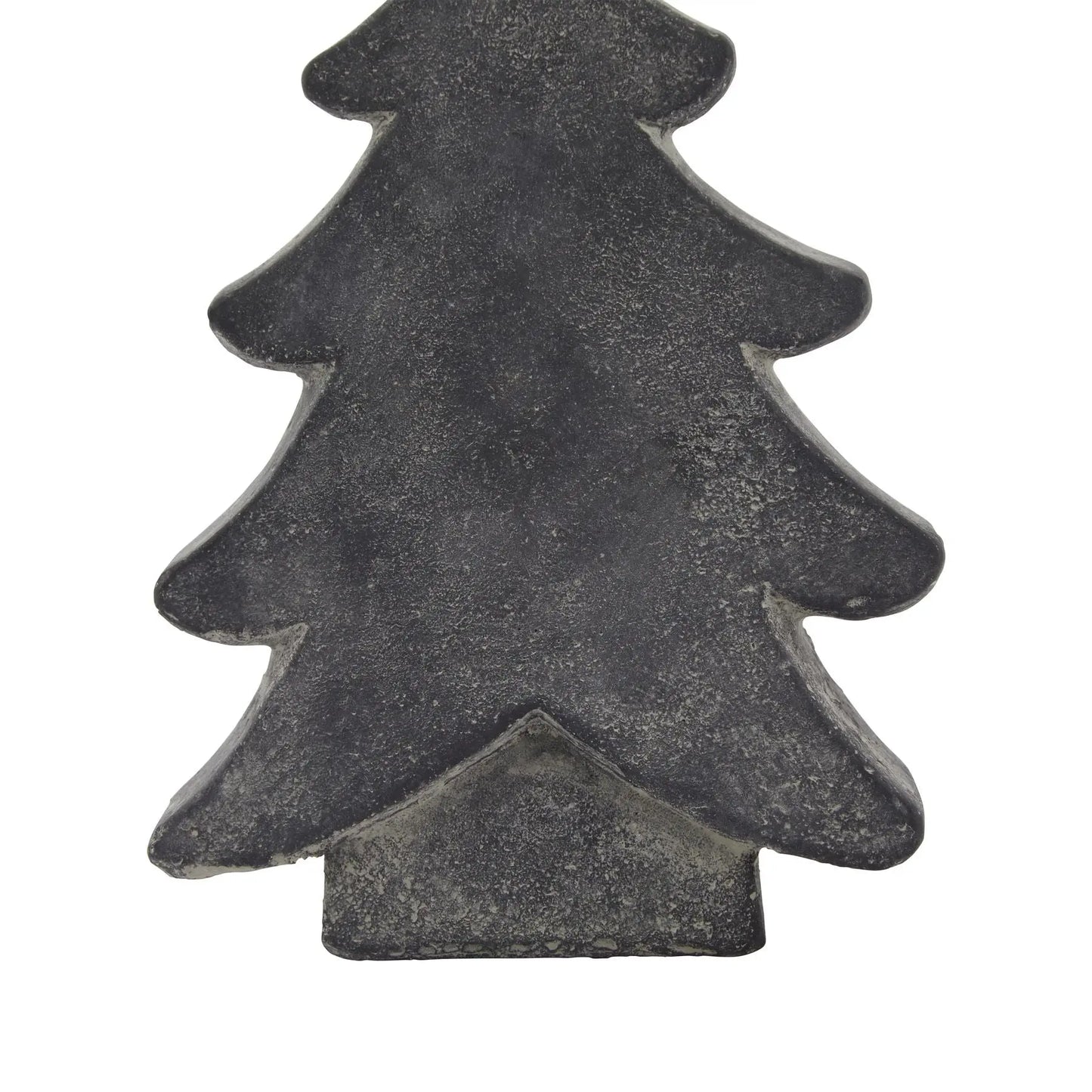 Decorative stone Christmas tree on a white background