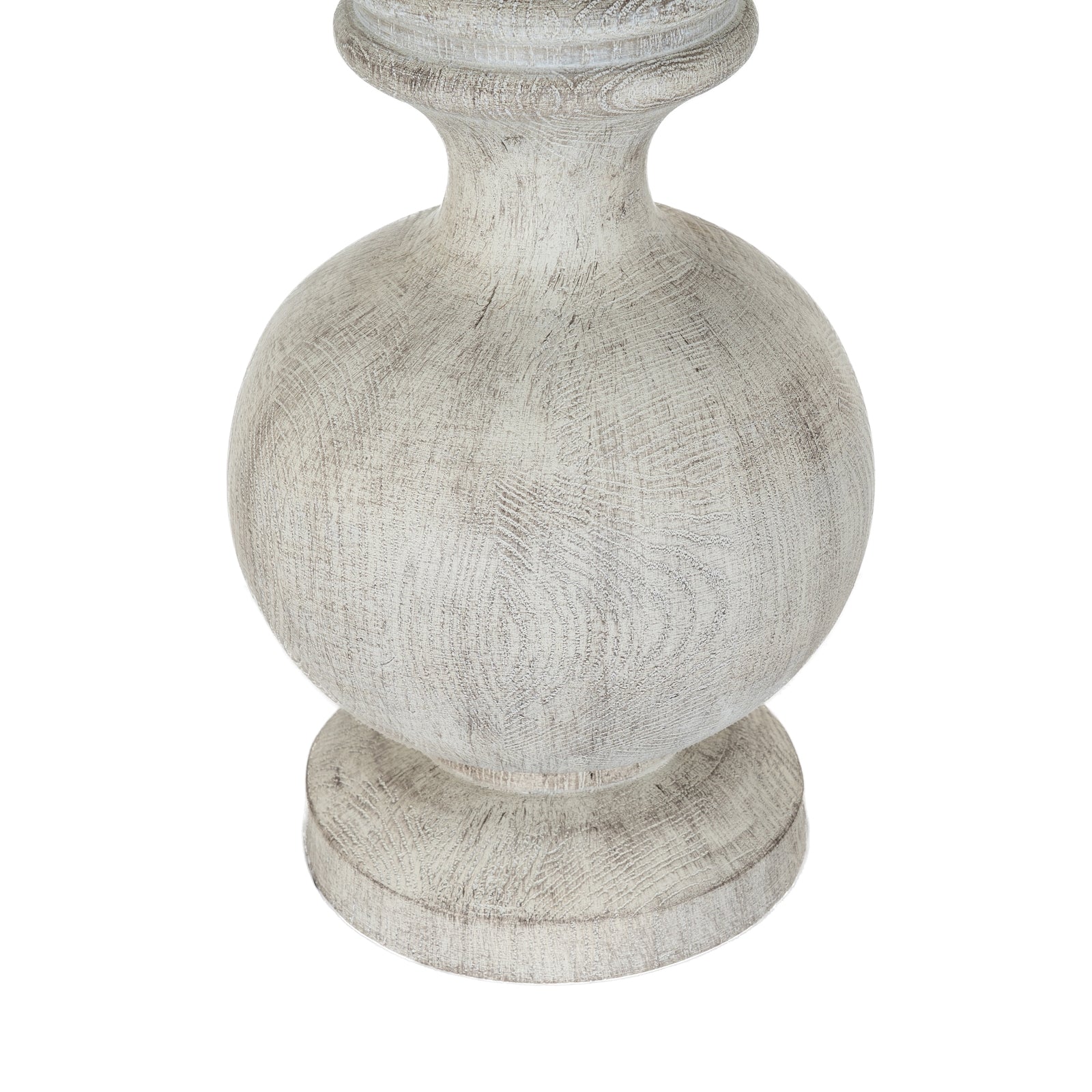 Decorative wooden pedestal on a white background