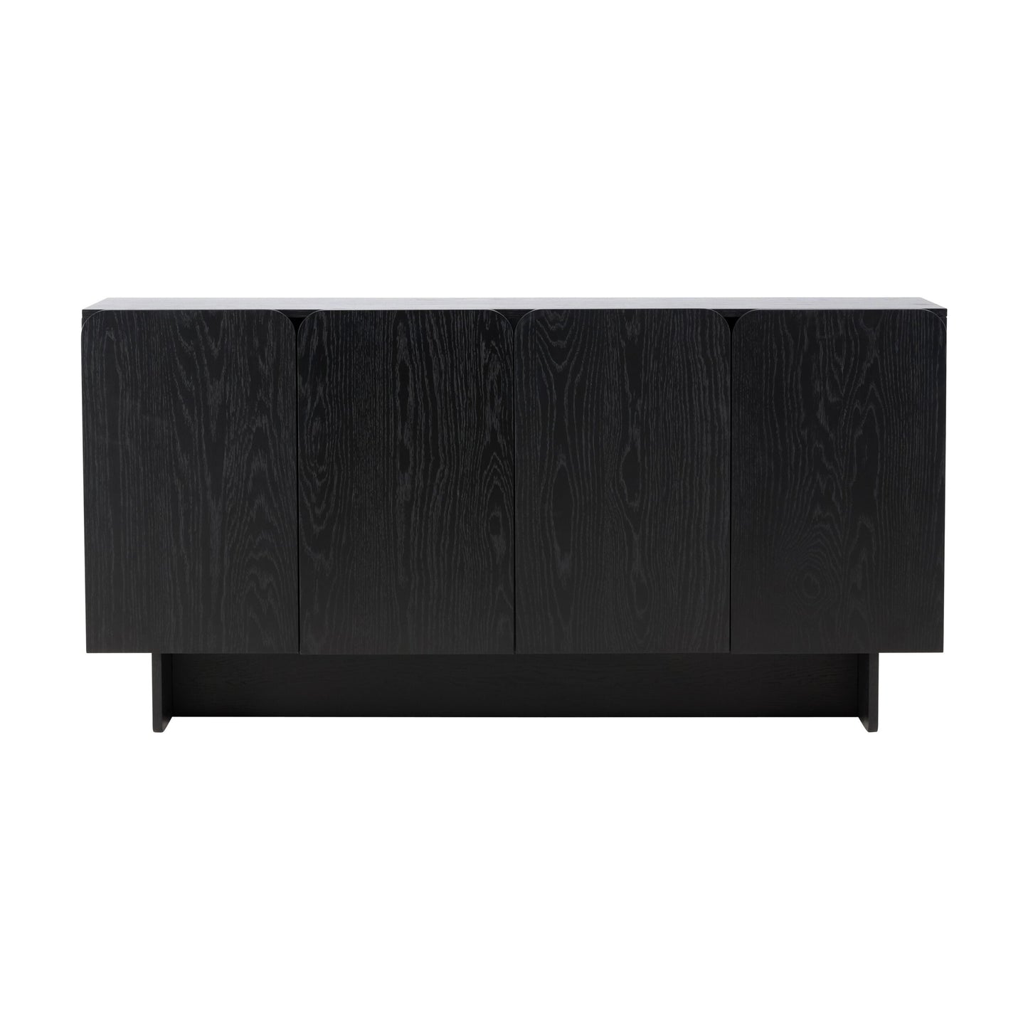 Ankara Wooden Cabinet - Black, Large   BlissVeranda