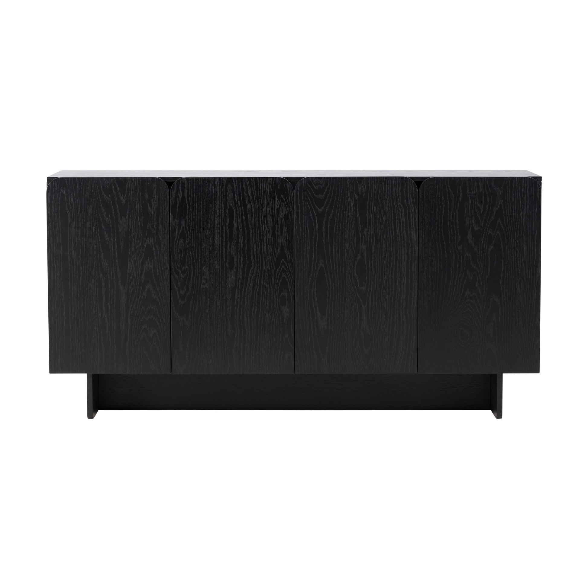 Ankara Wooden Cabinet - Black, Large   BlissVeranda