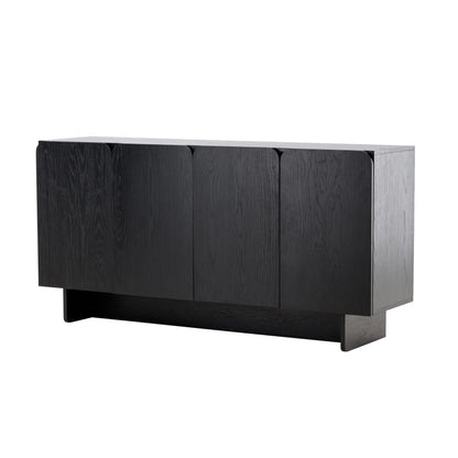 Ankara Wooden Cabinet - Black, Large   BlissVeranda