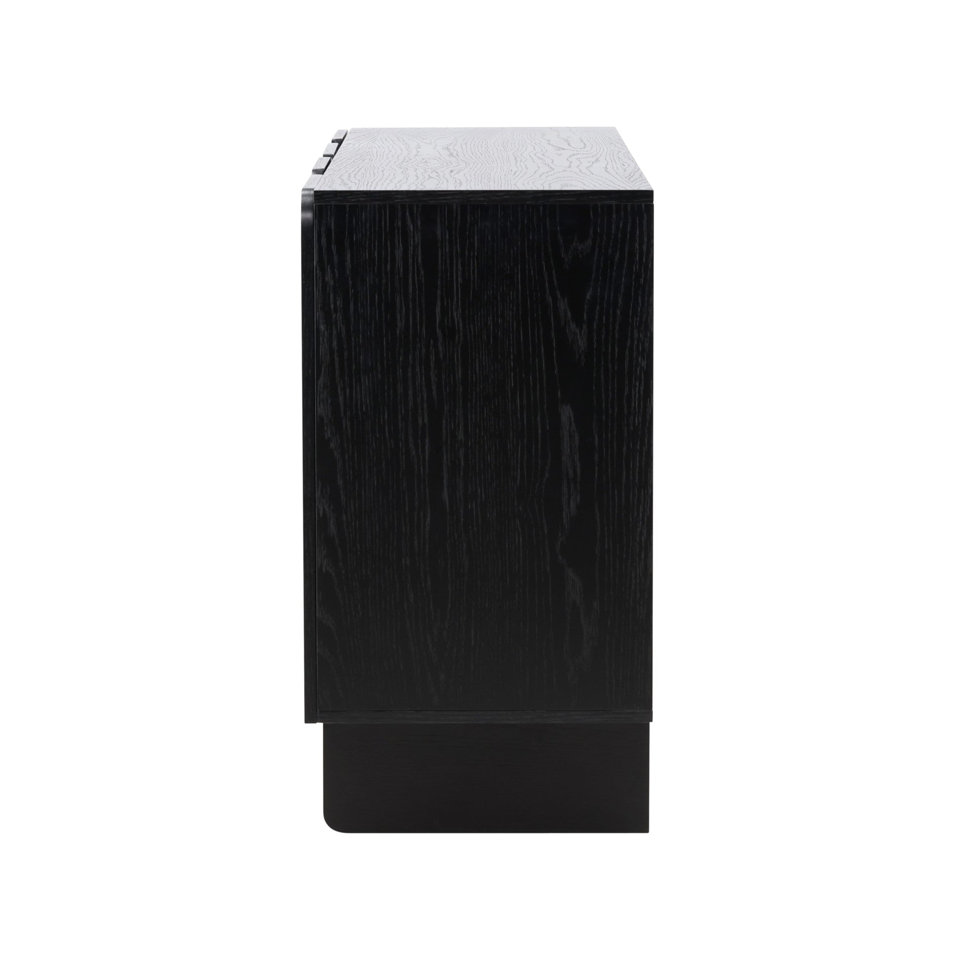 Ankara Wooden Cabinet - Black, Large   BlissVeranda