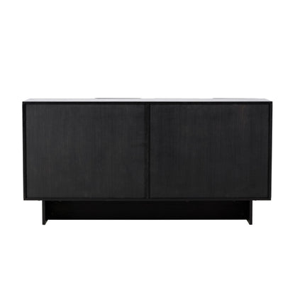 Ankara Wooden Cabinet - Black, Large   BlissVeranda