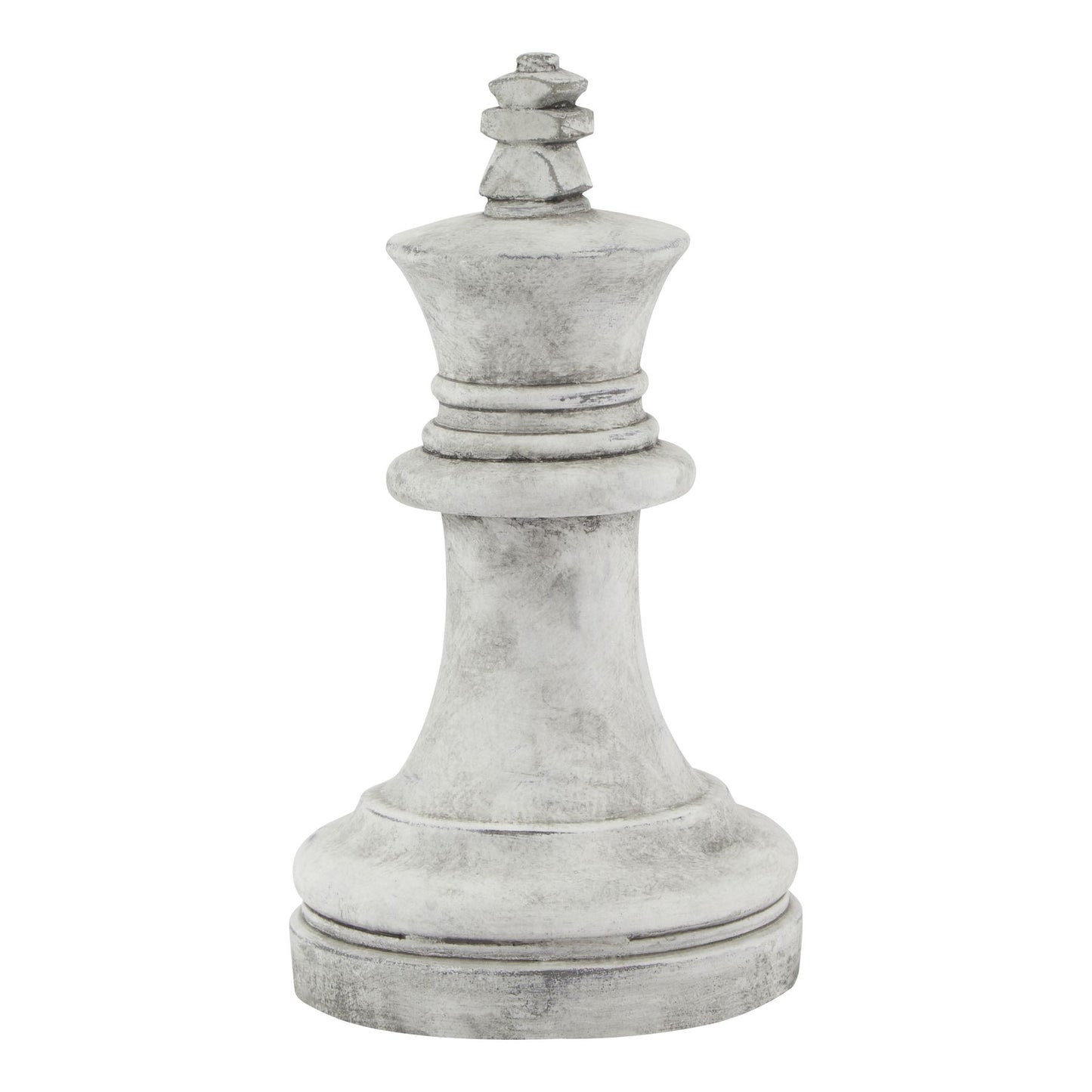 Decorative chess piece resembling a king on a white background