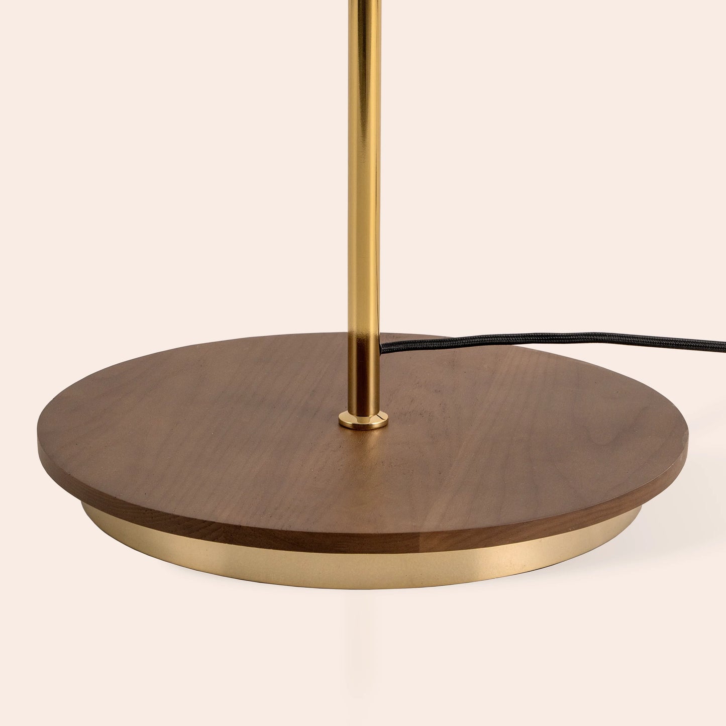Brass cone floor lamp - BlissVeranda