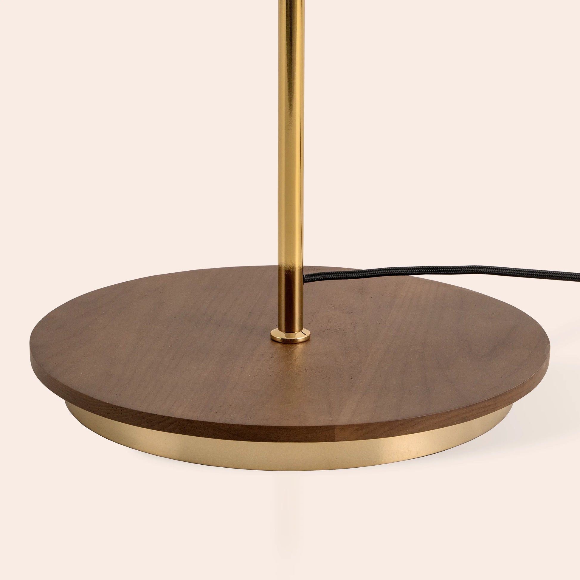 Brass cone floor lamp - BlissVeranda