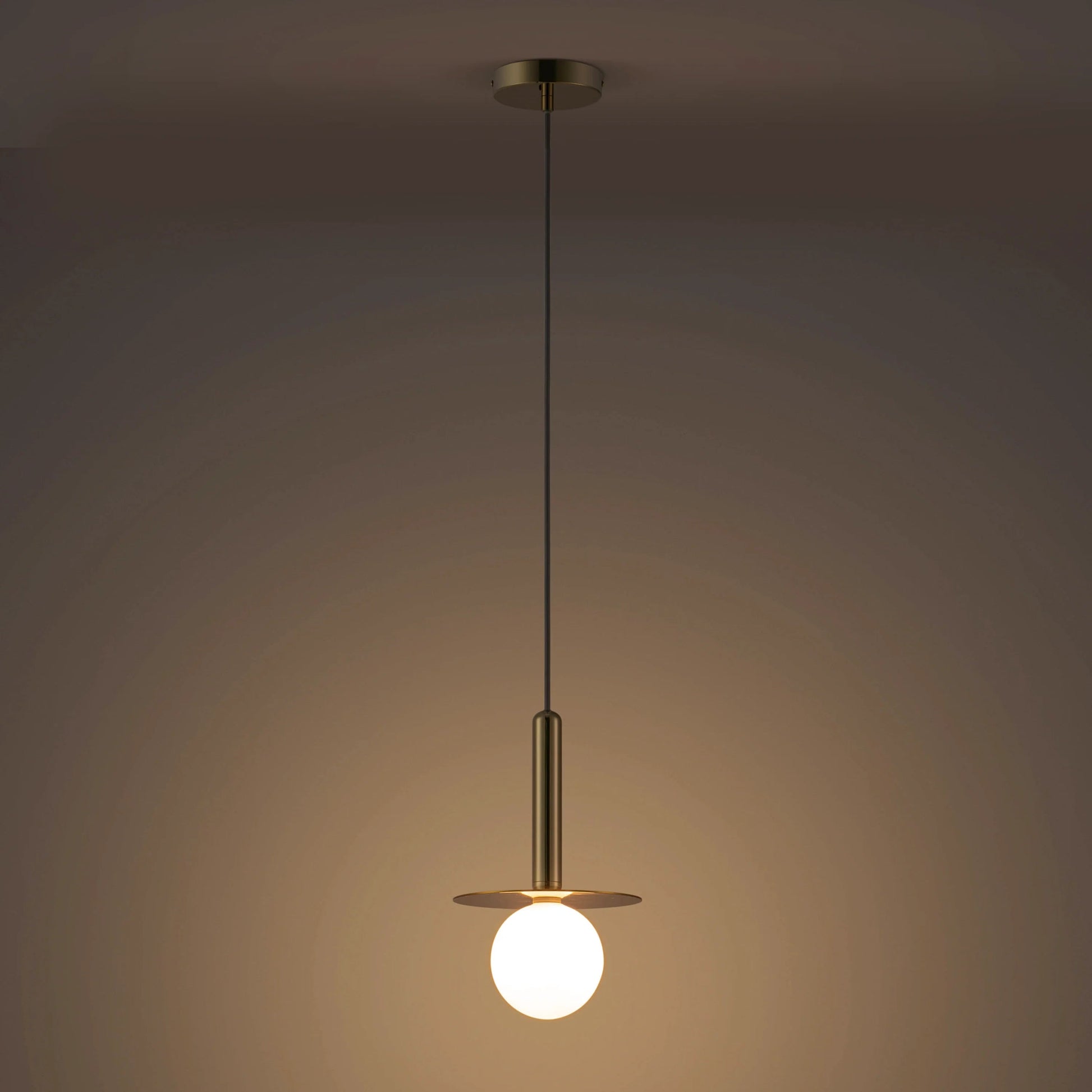 Brass disk pendant ceiling light  Pendant Ceiling Light BlissVeranda