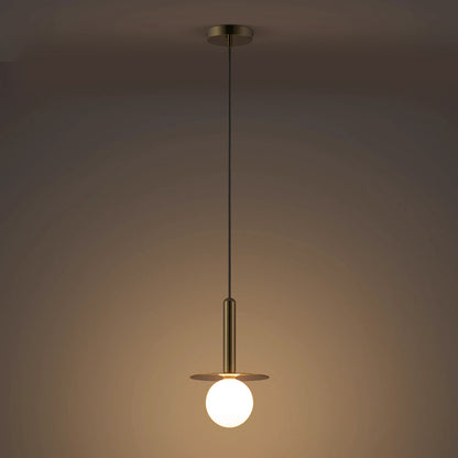 Brass disk pendant ceiling light  Pendant Ceiling Light BlissVeranda