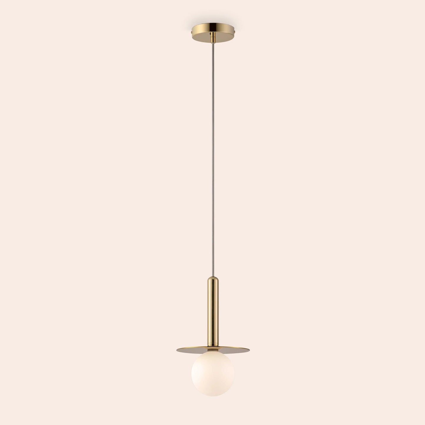 Brass disk pendant ceiling light  Pendant Ceiling Light BlissVeranda