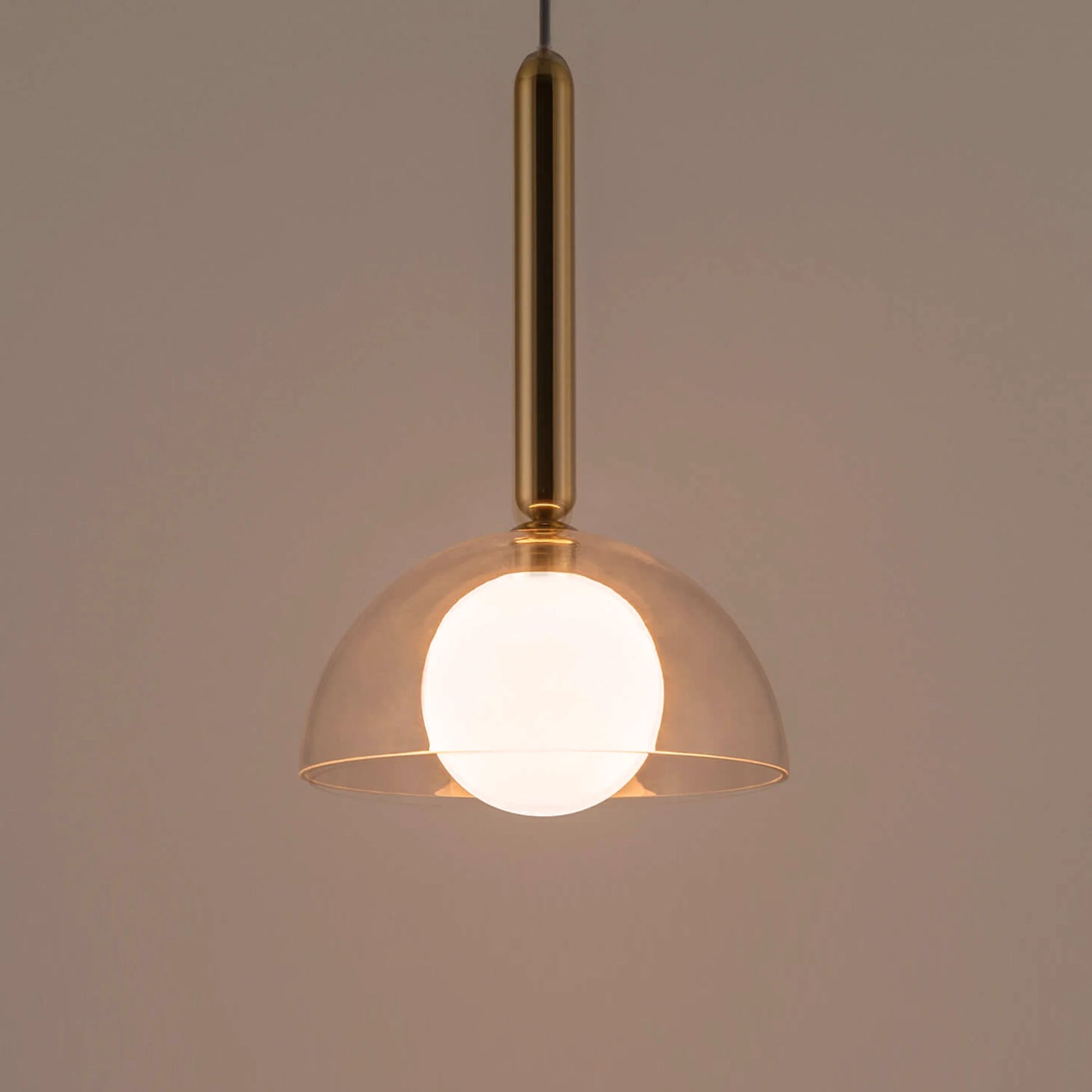 Brass dome pendant ceiling light - BlissVeranda