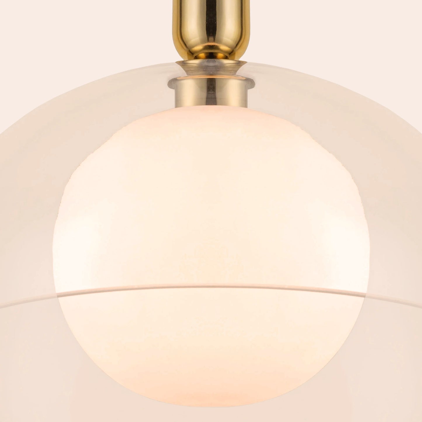 Brass dome pendant ceiling light - BlissVeranda