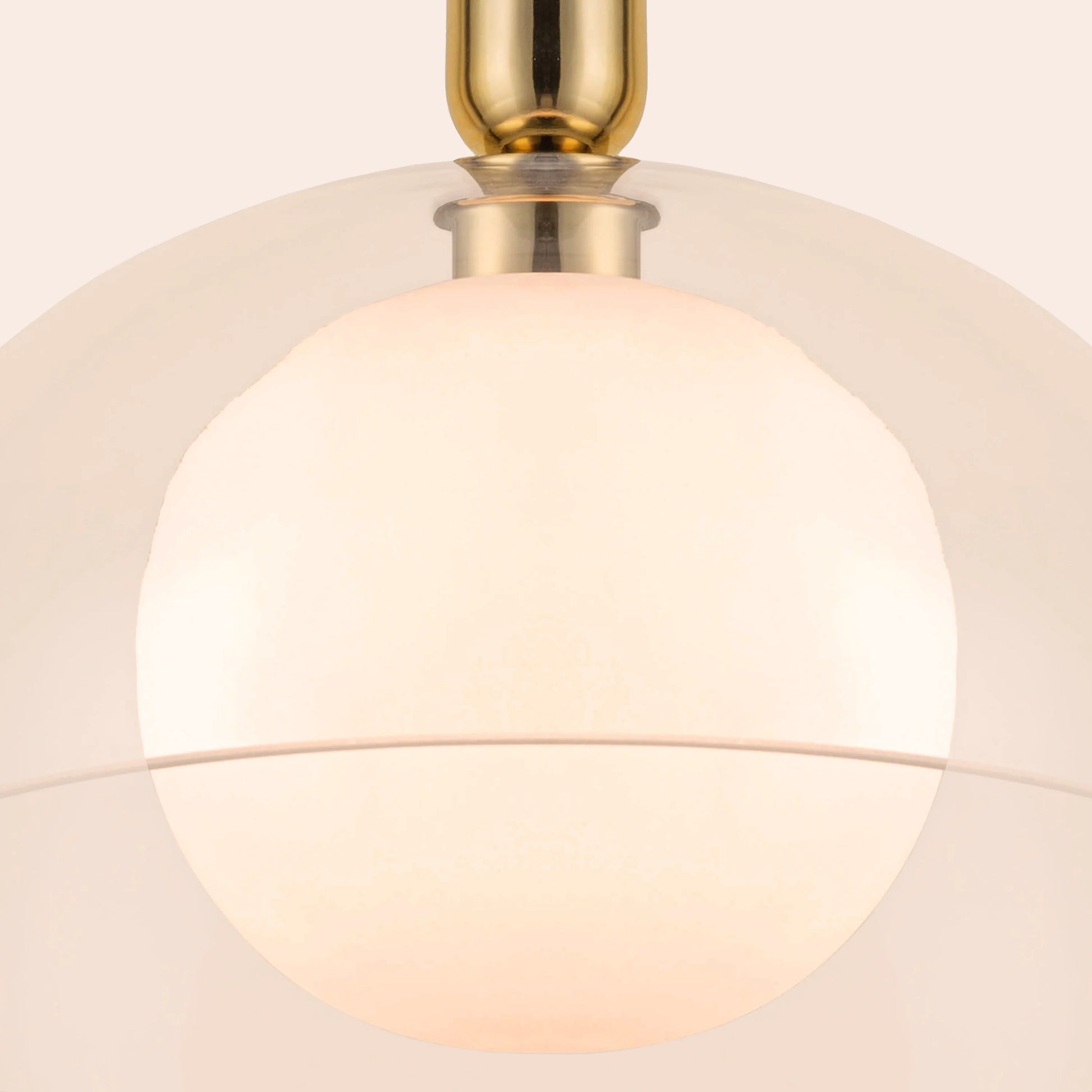 Brass dome pendant ceiling light - BlissVeranda