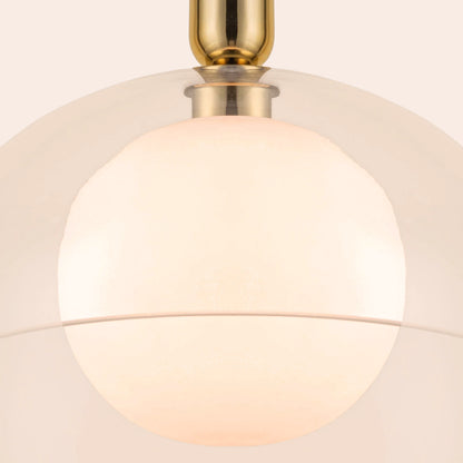 Brass dome pendant ceiling light - BlissVeranda