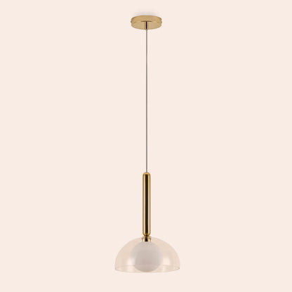Brass dome pendant ceiling light - BlissVeranda