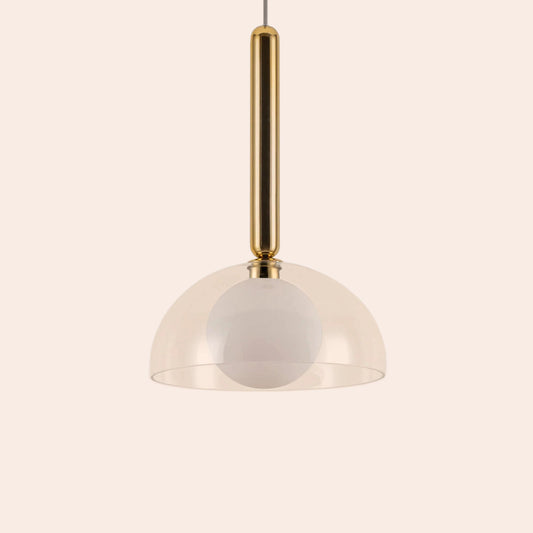 Brass dome pendant ceiling light - BlissVeranda