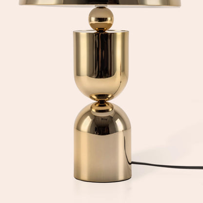 Brass dome mushroom table lamp - BlissVeranda
