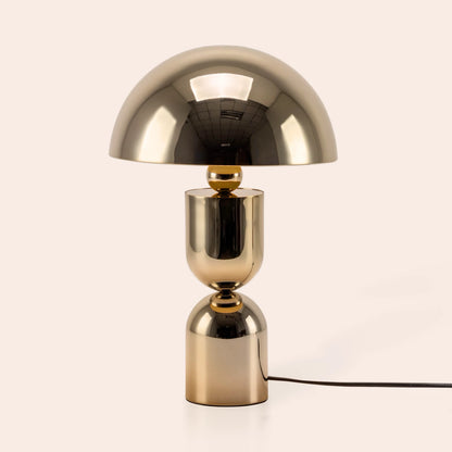 Brass dome mushroom table lamp - BlissVeranda