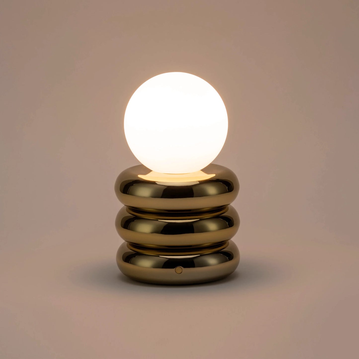 Brass tube cordless table lamp - BlissVeranda